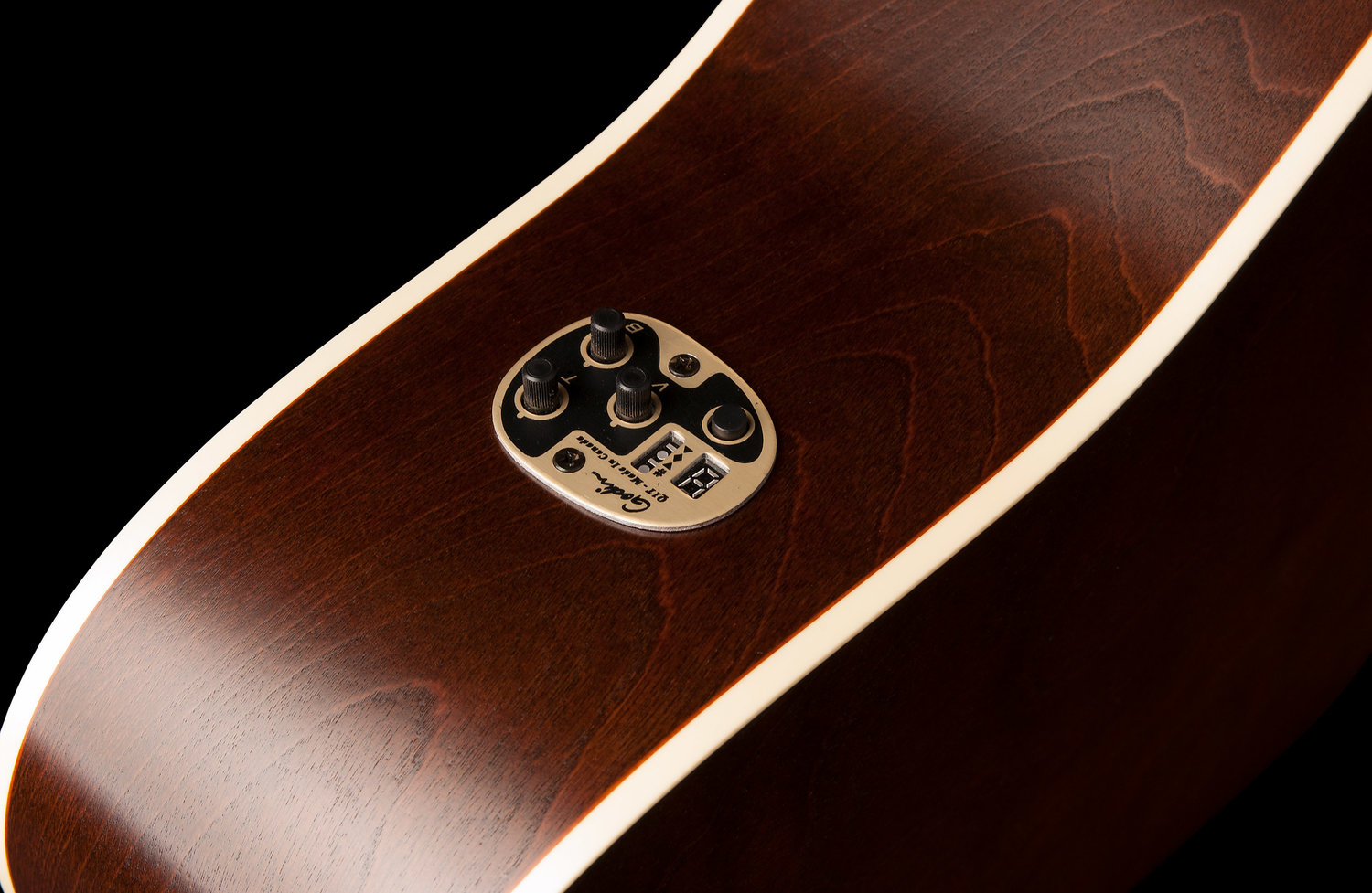 Art Et Lutherie Americana Dreadnought Cw Qit - Bourbon Burst - Guitarra electro acustica - Variation 4