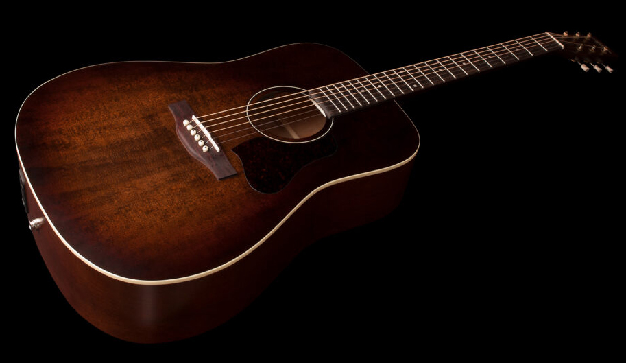 Art Et Lutherie Americana Presys Ii Dreadnought Cedre Merisier Rw - Bourbon Burst - Guitarra electro acustica - Variation 2