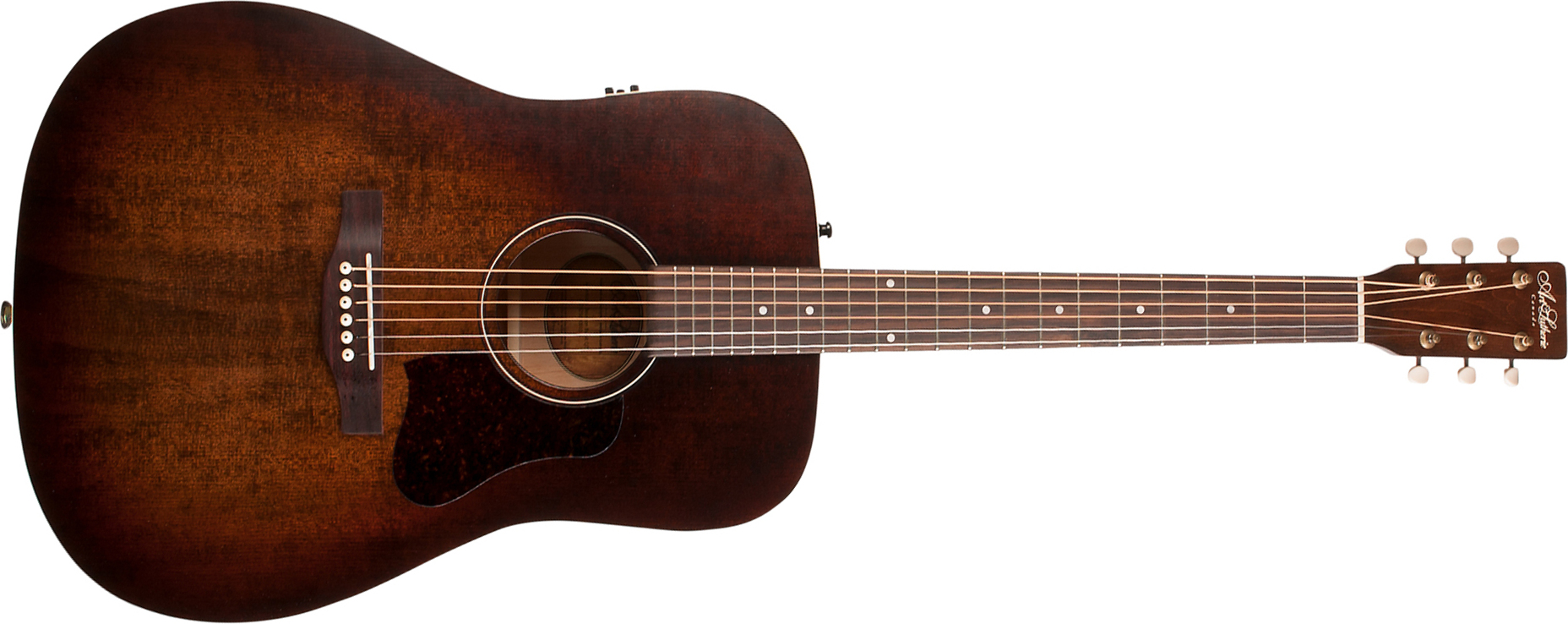 Art Et Lutherie Americana Presys Ii Dreadnought Cedre Merisier Rw - Bourbon Burst - Guitarra electro acustica - Main picture