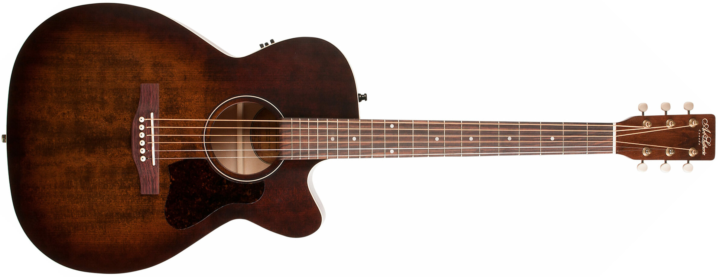 Art Et Lutherie Legacy Concert Hall Cw Qit - Bourbon Burst - Guitarra electro acustica - Main picture