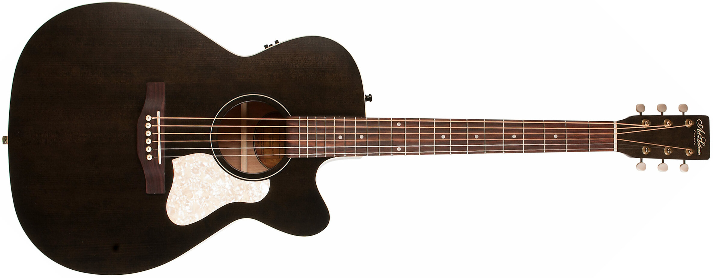 Art Et Lutherie Legacy Concert Hall Cw Qit - Faded Black - Guitarra electro acustica - Main picture