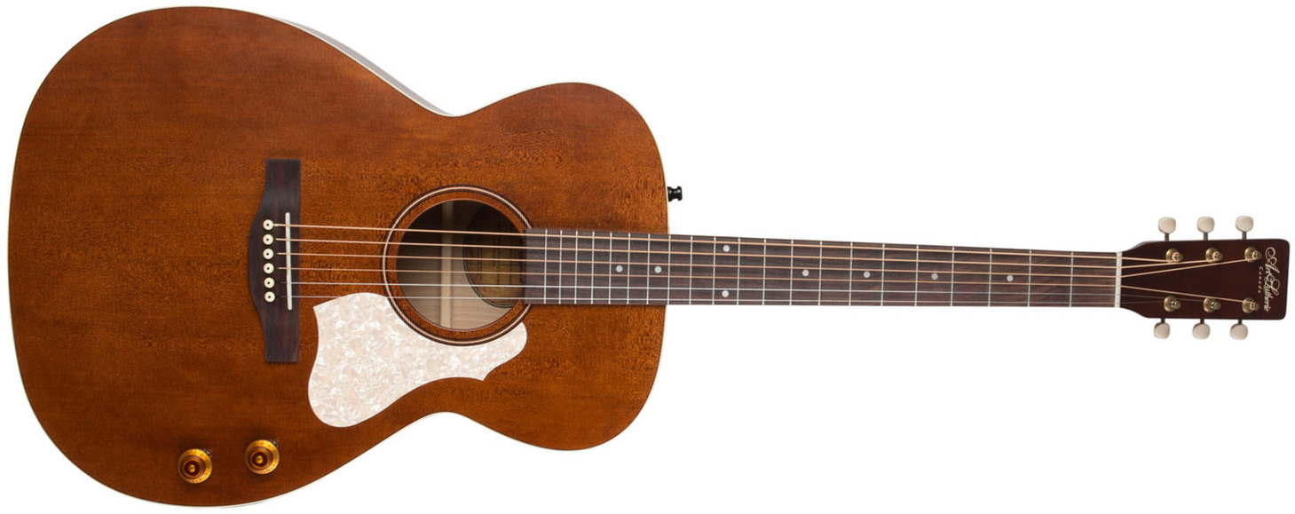 Art Et Lutherie Legacy Concert Hall Q-discrete Epicea Merisier Rw - Havana Brown Sg - Guitarra electro acustica - Main picture