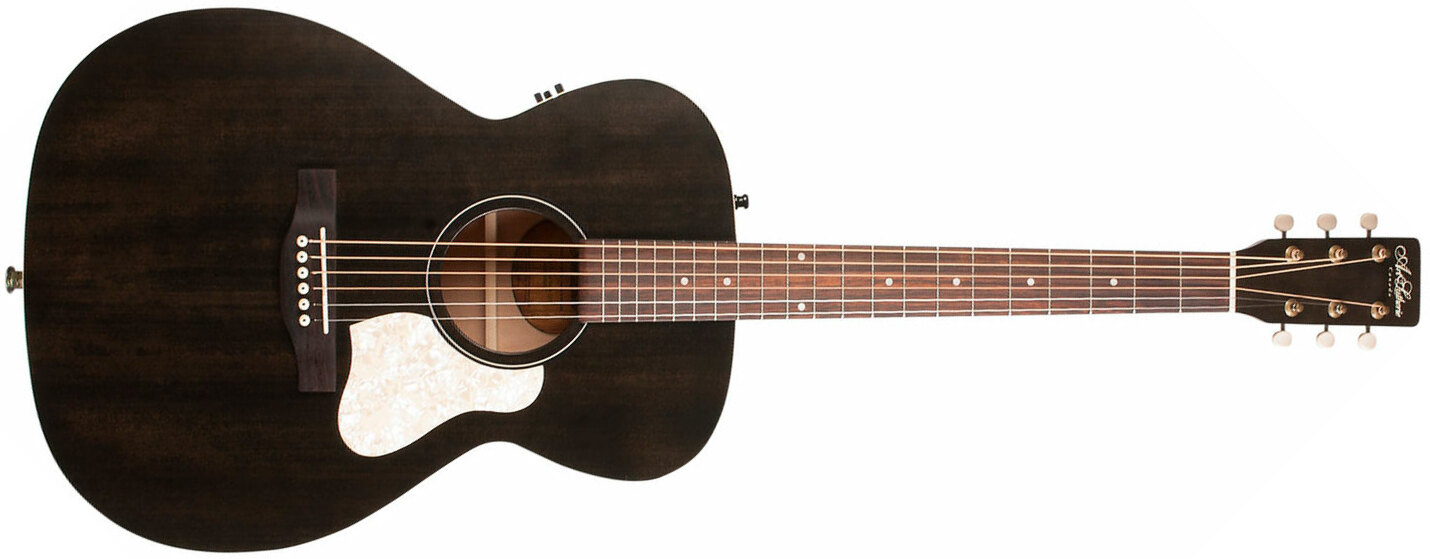 Art Et Lutherie Legacy Concert Hall Qit - Faded Black - Guitarra electro acustica - Main picture
