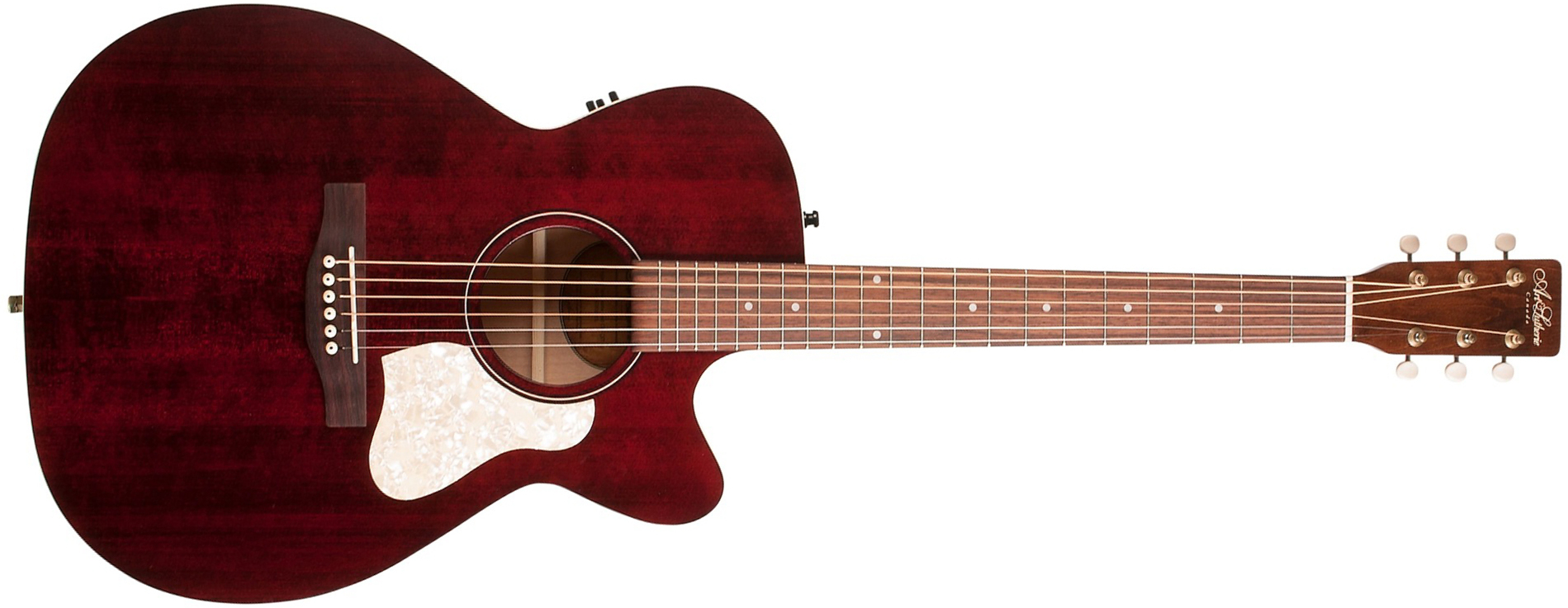 Art Et Lutherie Legacy Cw Presys Ii Concert Hall Cedre Merisier Rw - Tennessee Red - Guitarra electro acustica - Main picture