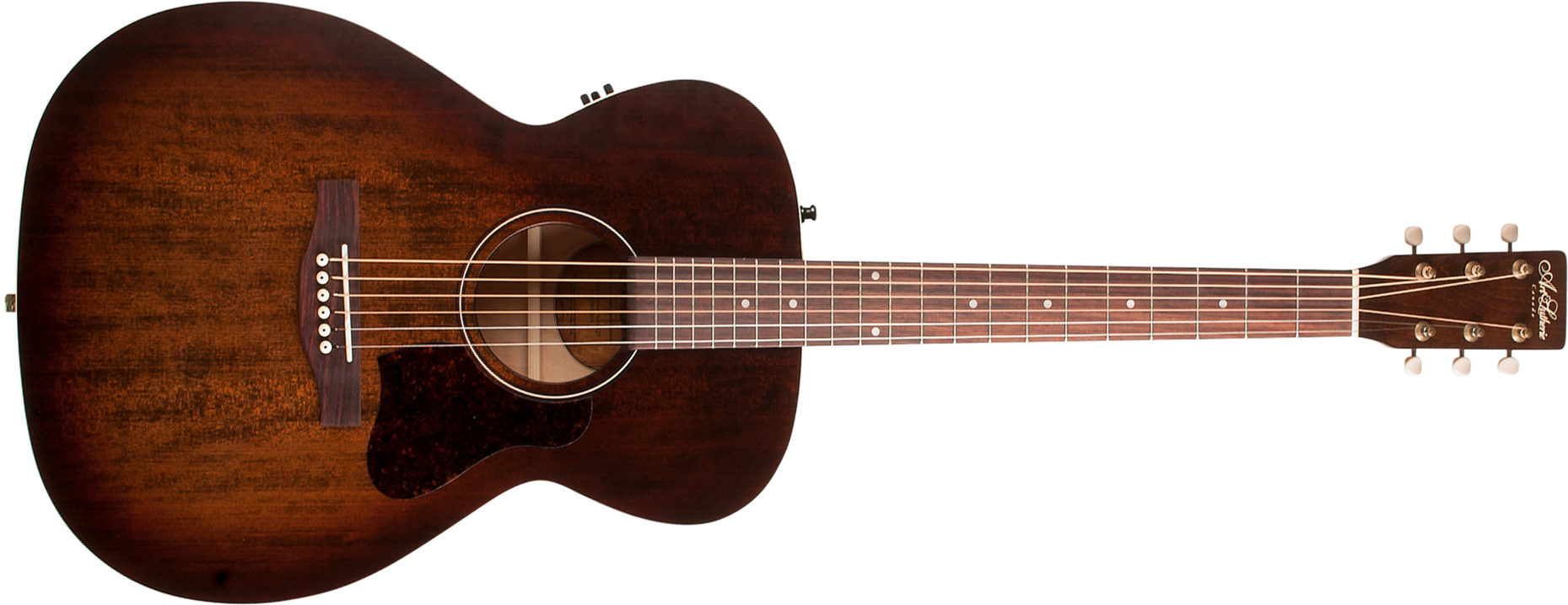 Art Et Lutherie Legacy Presys Ii Concert Hall Cedre Merisier Rw - Bourbon Burst - Guitarra folk - Main picture