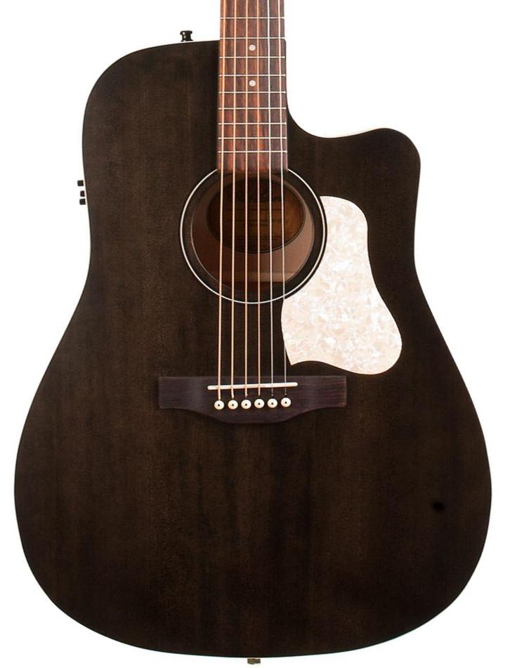 Guitarra folk Art et lutherie Americana CW Presys II - Faded black semi gloss