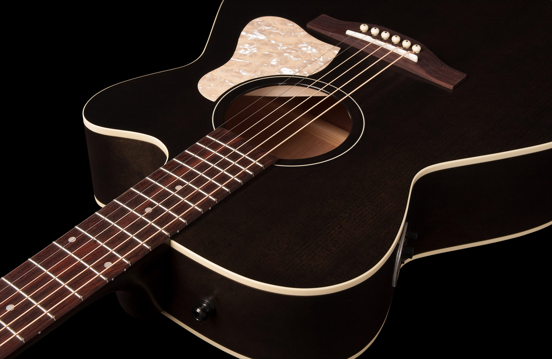 Art Et Lutherie Legacy Concert Hall Cw Qit - Faded Black - Guitarra electro acustica - Variation 3