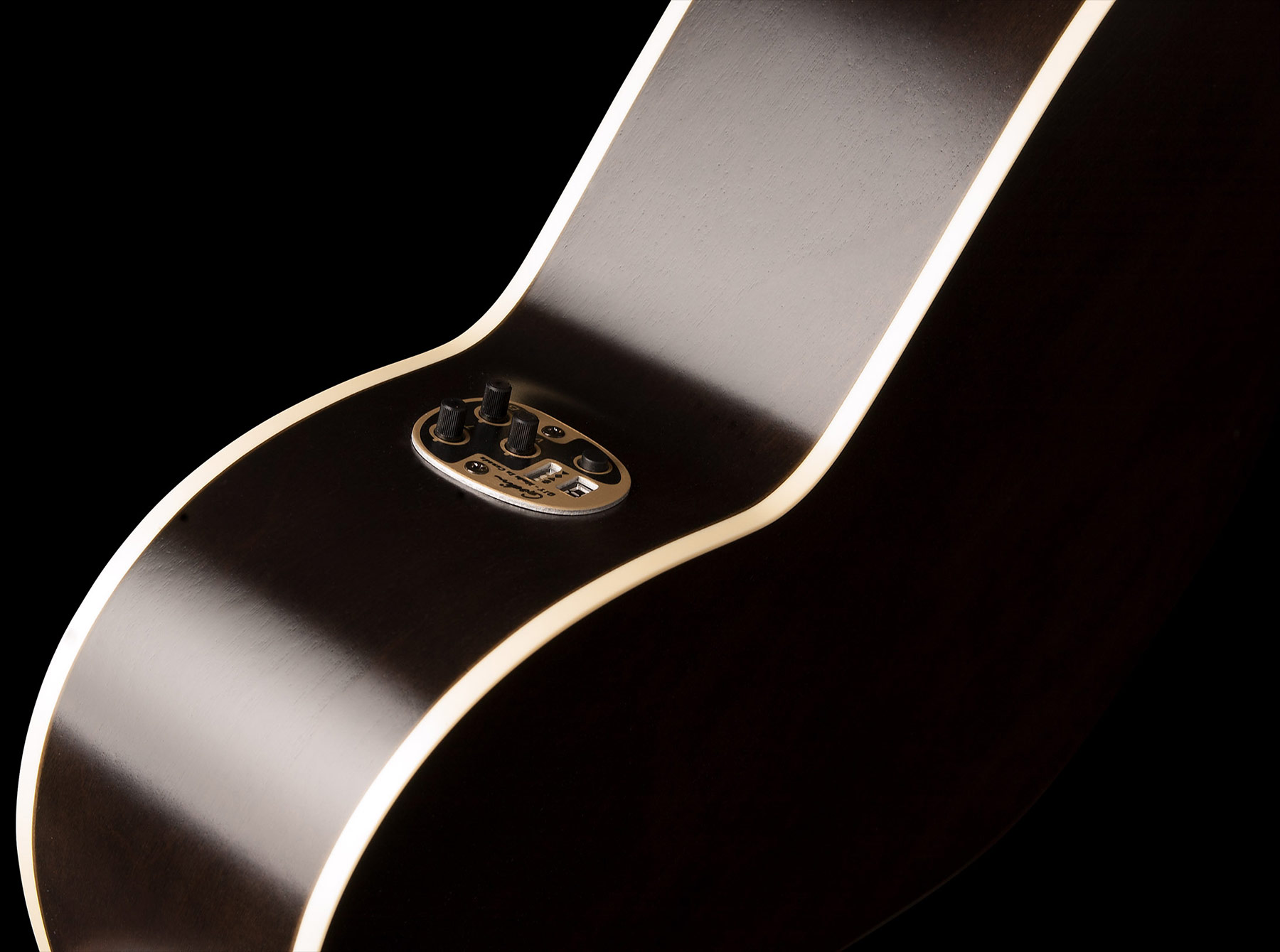 Art Et Lutherie Legacy Concert Hall Cw Qit - Faded Black - Guitarra electro acustica - Variation 4