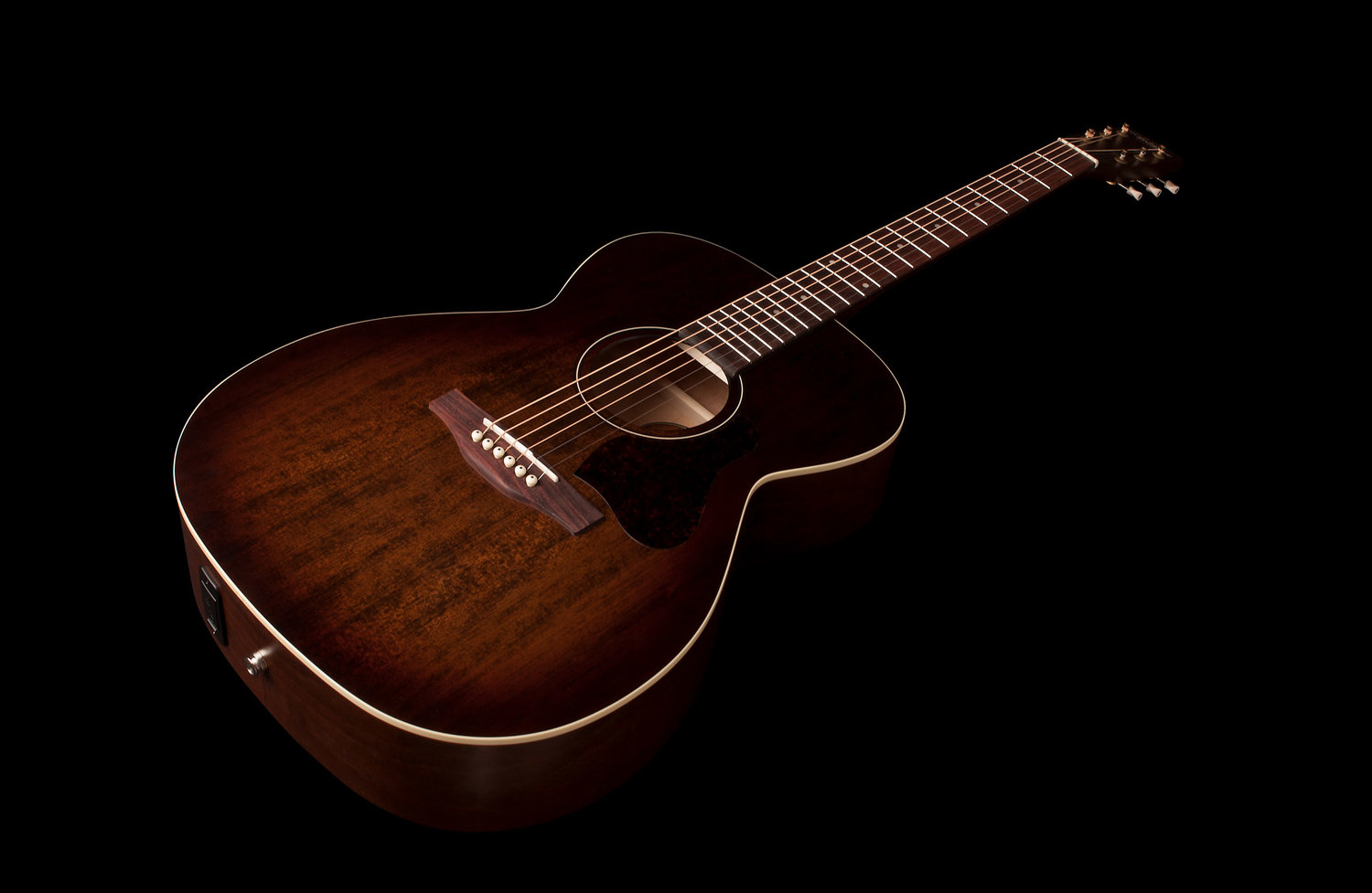 Art Et Lutherie Legacy Concert Hall Qit - Bourbon Burst - Guitarra electro acustica - Variation 2