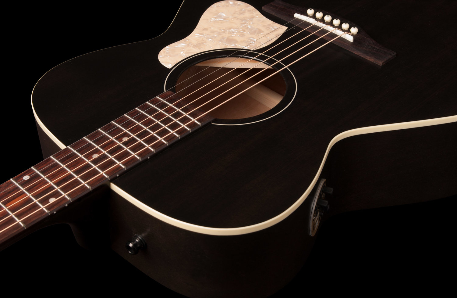 Art Et Lutherie Legacy Concert Hall Qit - Faded Black - Guitarra electro acustica - Variation 3