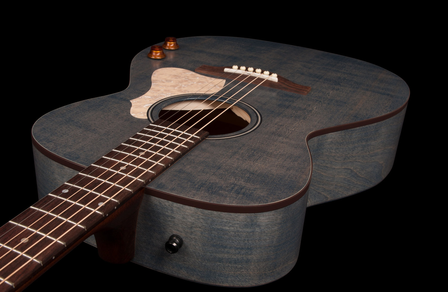 Art Et Lutherie Legacy Concert Hall Q-discrete Epicea Merisier Rw - Denim Blue Sg - Guitarra electro acustica - Variation 4