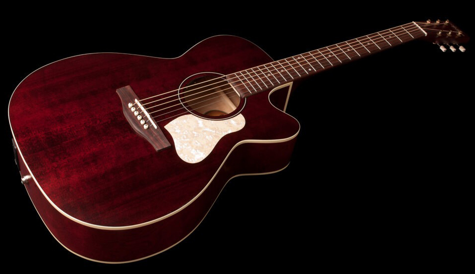 Art Et Lutherie Legacy Cw Presys Ii Concert Hall Cedre Merisier Rw - Tennessee Red - Guitarra electro acustica - Variation 2