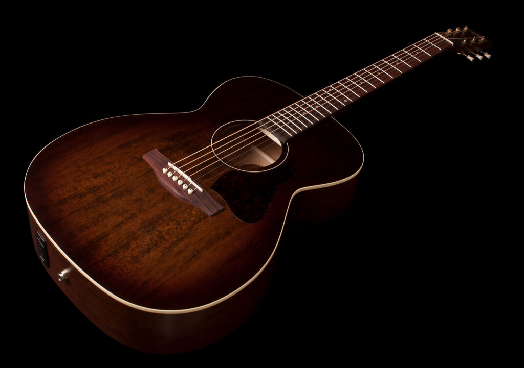 Art Et Lutherie Legacy Presys Ii Concert Hall Cedre Merisier Rw - Bourbon Burst - Guitarra folk - Variation 2