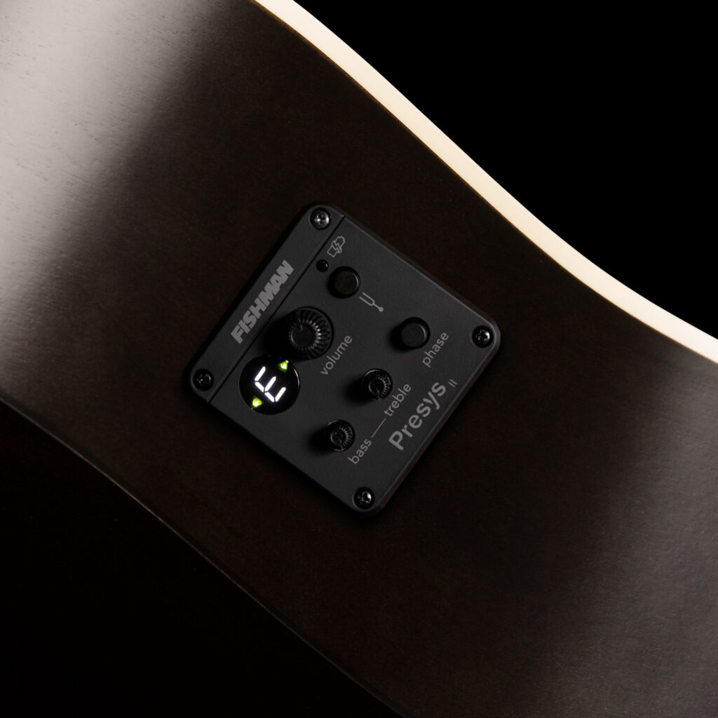 Art Et Lutherie Legacy Presys Ii Concert Hall Cedre Merisier Rw - Faded Black Semi Gloss - Guitarra folk - Variation 3