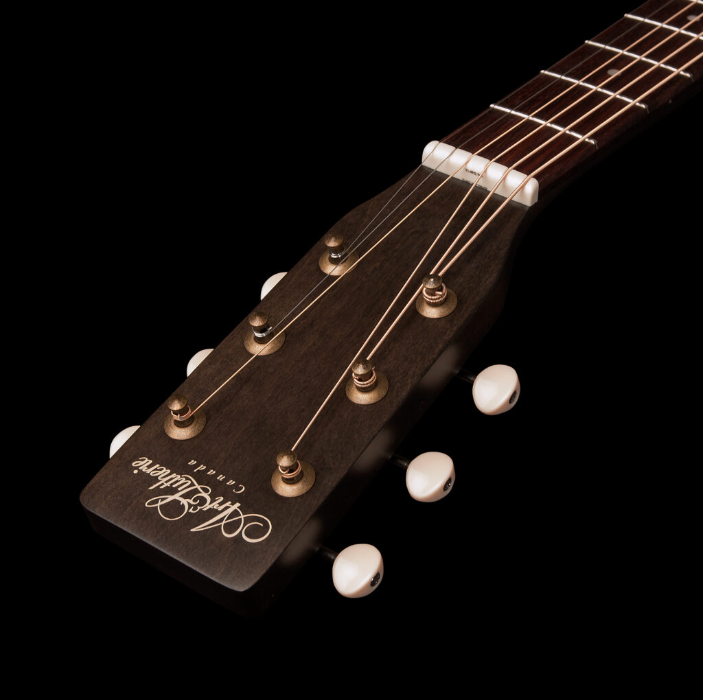 Art Et Lutherie Legacy Presys Ii Concert Hall Cedre Merisier Rw - Faded Black Semi Gloss - Guitarra folk - Variation 4