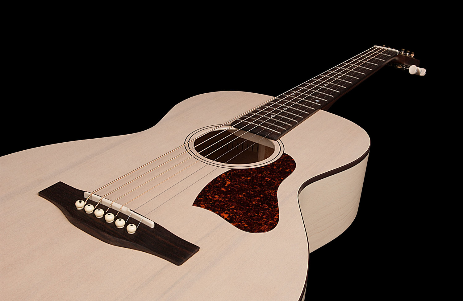 Art Et Lutherie Roadhouse Parlor A/e Epicea Merisier - Faded Cream - Guitarra electro acustica - Variation 4