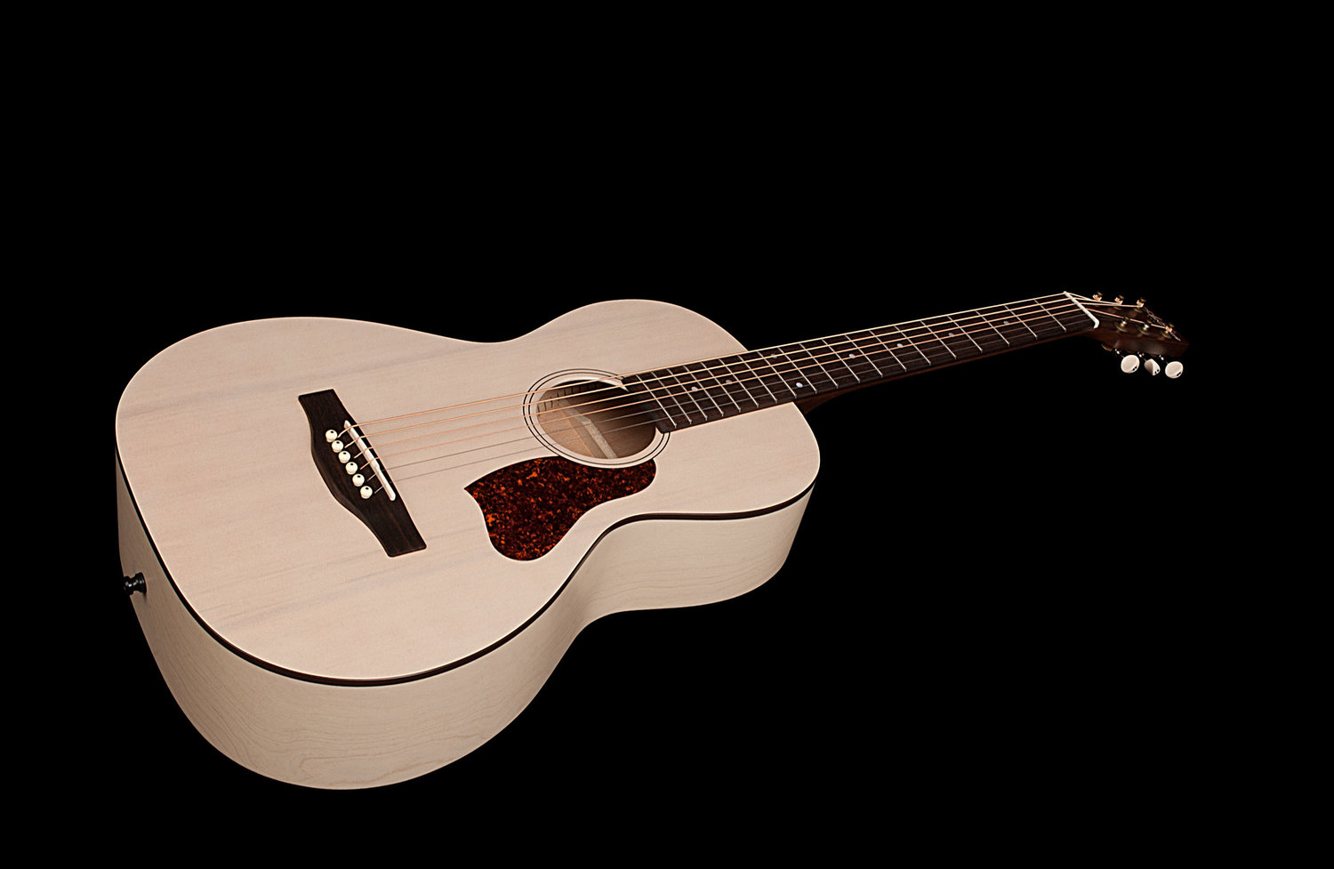 Art Et Lutherie Roadhouse Parlor Epicea Merisier - Faded Cream - Guitarra acústica & electro - Variation 2