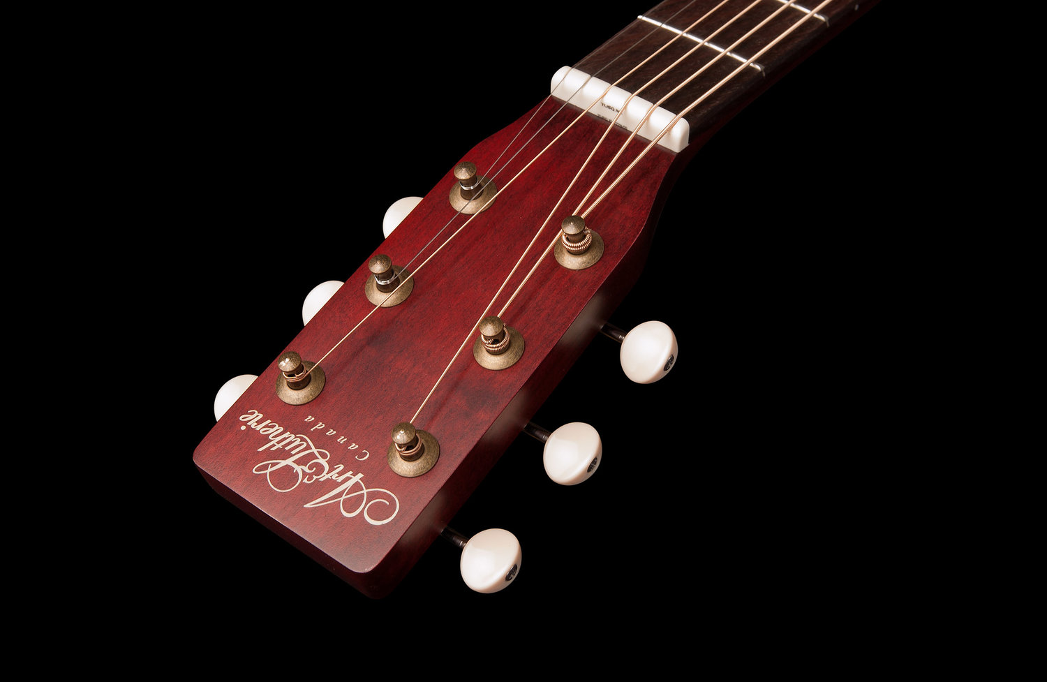 Art Et Lutherie Roadhouse Parlor Epicea Merisier - Tennessee Red - Guitarra acústica & electro - Variation 4