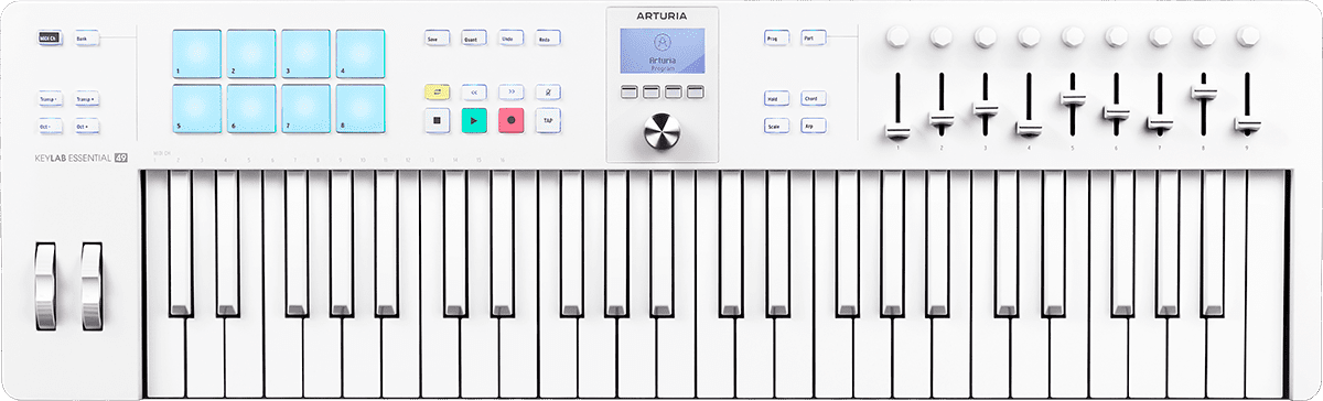 Arturia Keylab Essential 49 Mk3 Alpine White - Teclado maestro - Main picture