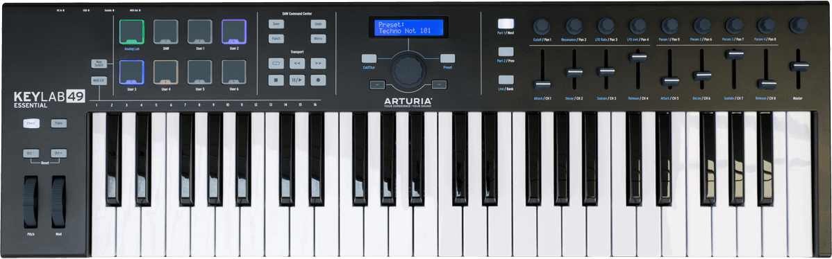 Arturia Keylab Essential 49 Black Edition - Teclado maestro - Main picture