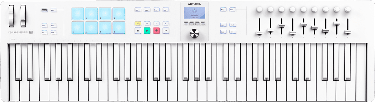 Arturia Keylab Essential 61 Mk3 Alpine White - Teclado maestro - Main picture