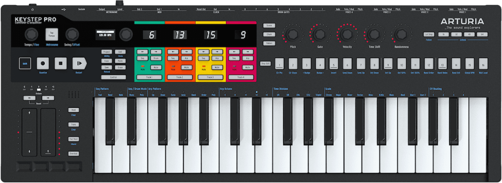 Arturia Keystep Pro Bk - Teclado maestro - Main picture