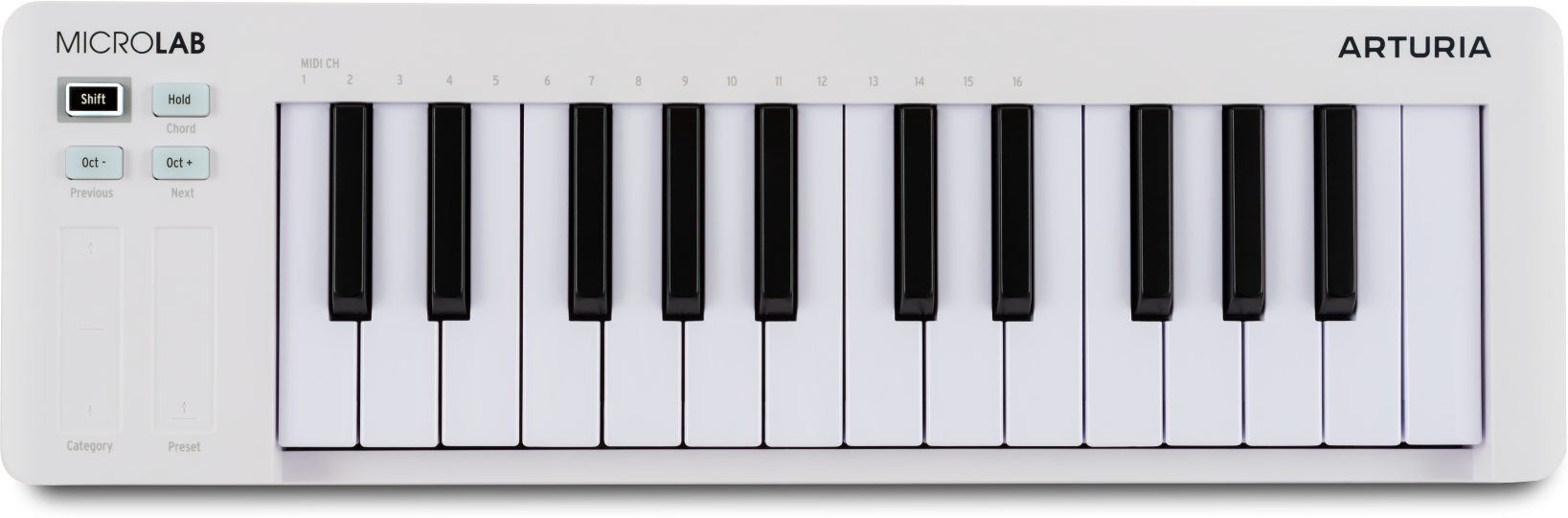 Arturia Microlab Mk3 Blanc - Teclado maestro - Main picture