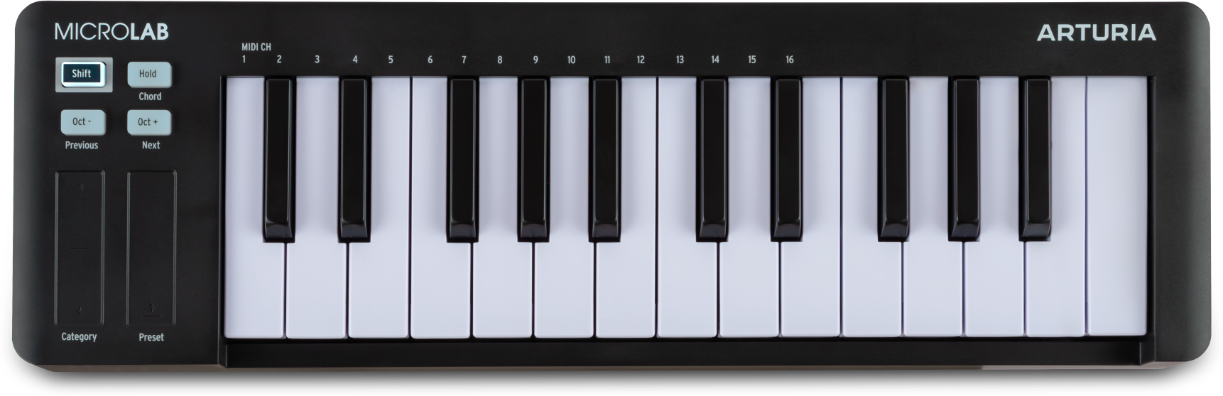 Arturia Microlab Mk3 Noir - Teclado maestro - Main picture