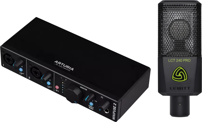 Arturia Minifuse 2 Bk  + Lct 240 Pro Bk - Pack Home Estudio - Main picture