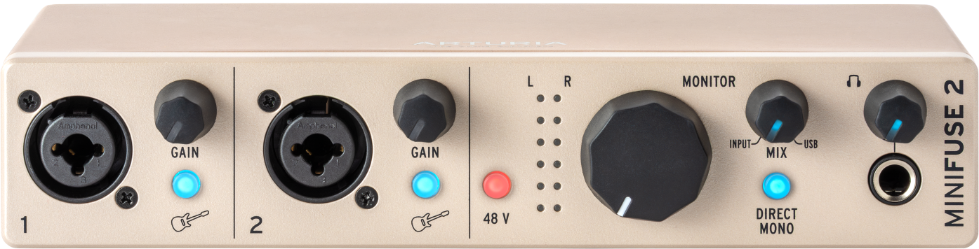 Arturia Minifuse 2 Champagne - Interface de audio USB - Main picture
