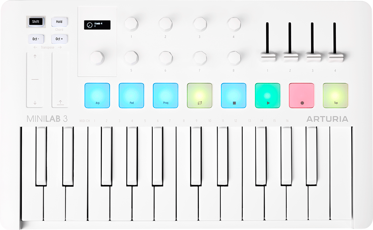 Arturia Minilab 3 Alpine White - Teclado maestro - Main picture