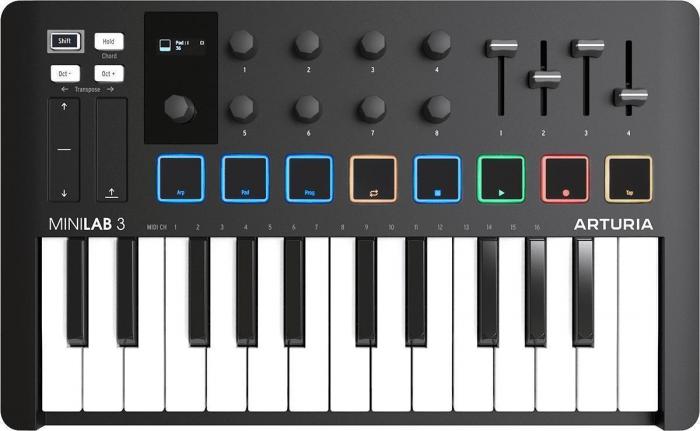 Teclado maestro Arturia MiniLab 3 BK