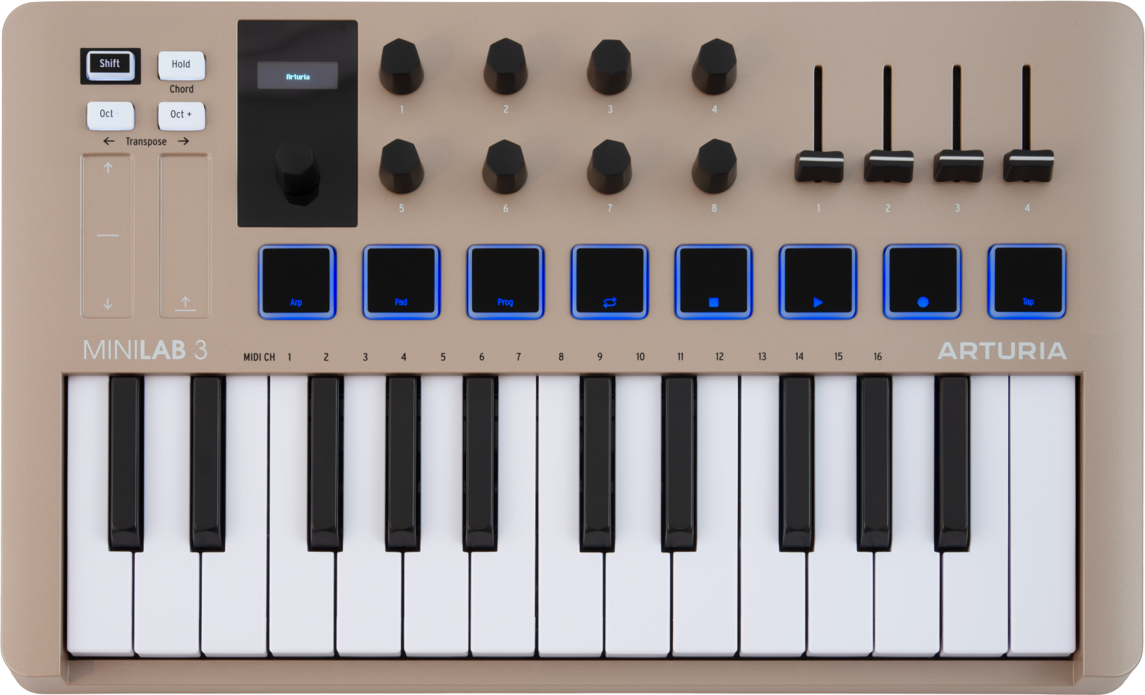 Arturia Minilab 3 Edition Champagne - Teclado maestro - Main picture