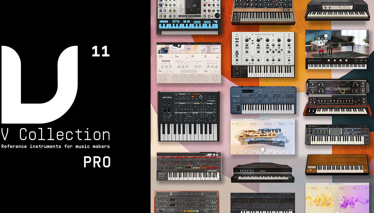 Arturia Suite Instrument V Collection 11 Pro Telechargeable - Efectos Plug-in - Main picture