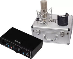 Pack home estudio Arturia Minifuse 1 BK  + Micro studio kashmir