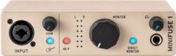 Interface de audio usb Arturia MiniFuse 1 Champagne