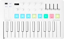 Teclado maestro Arturia MiniLab 3 Alpine White