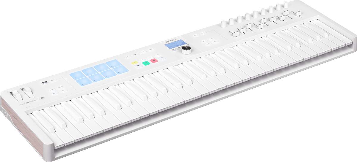 Arturia Keylab Essential 61 Mk3 Alpine White - Teclado maestro - Variation 1