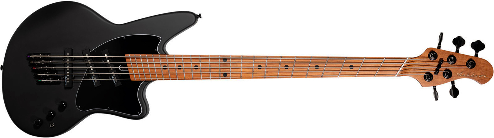 Ashdown The Saint Avant 5c Multiscale Mn - Matte Black - Bajo eléctrico de cuerpo sólido - Main picture