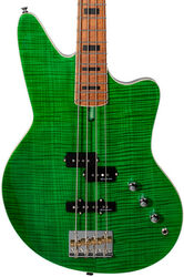 Bajo eléctrico de cuerpo sólido Ashdown The Saint Artisan - Verdigris Flame