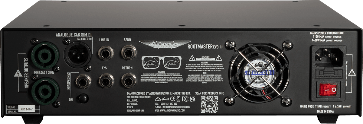 Ashdown Rootmaster Evo Iii Head 800w - Cabezal para bajo - Variation 1