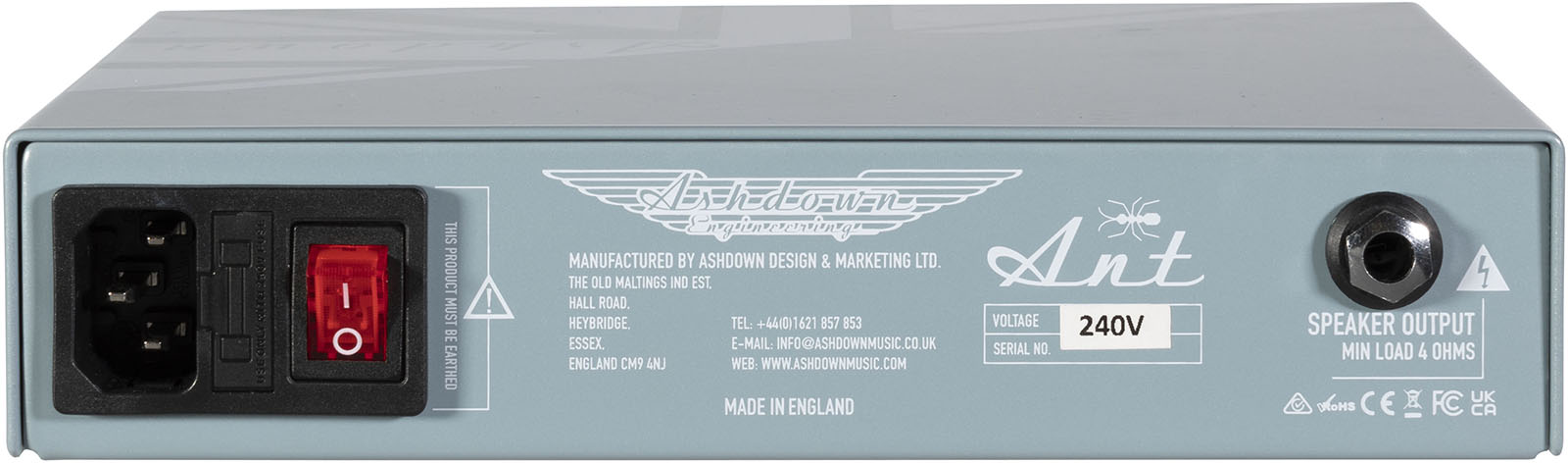 Ashdown Tête D'ampli Basse Pbm 200w Ant - Cabezal para bajo - Variation 3