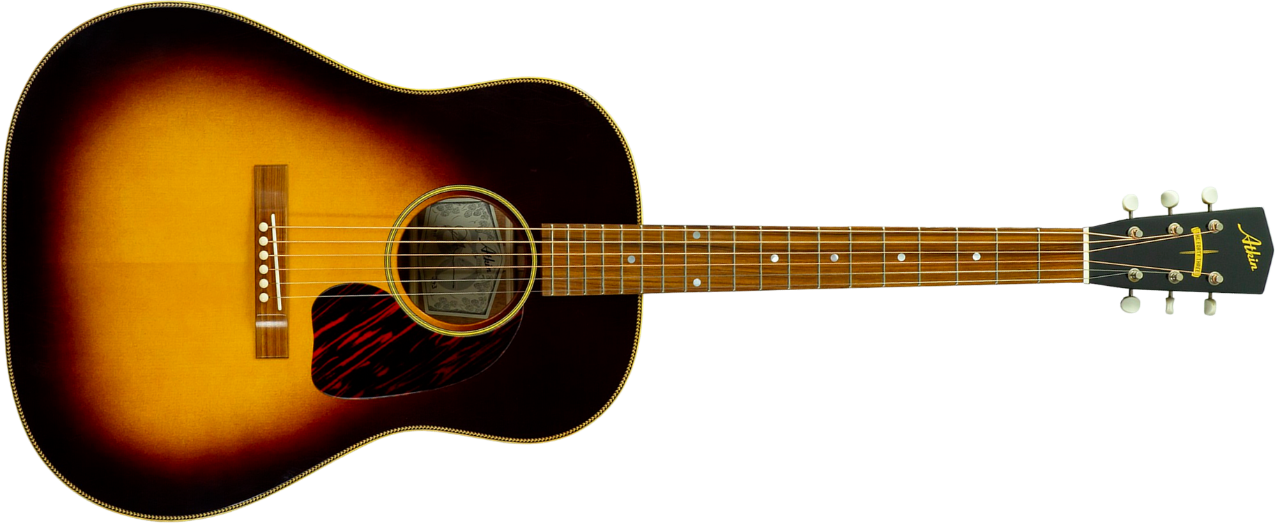 Atkin Custom Shop J43 Dreadnought Shsc Epicea Acajou Rw #4411 - Aged Sunburst - Guitarra folk - Main picture