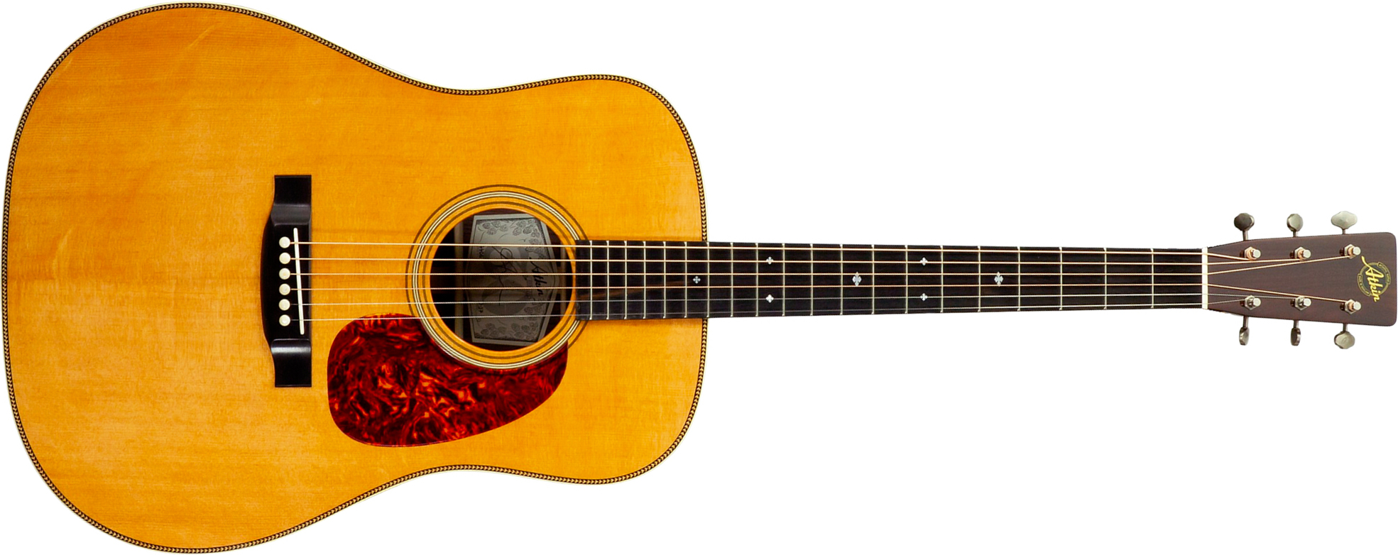 Atkin D37 Dreadnought Epicea Palissandre Eb - Aged Toned Relic Gloss Natural - Guitarra folk - Main picture
