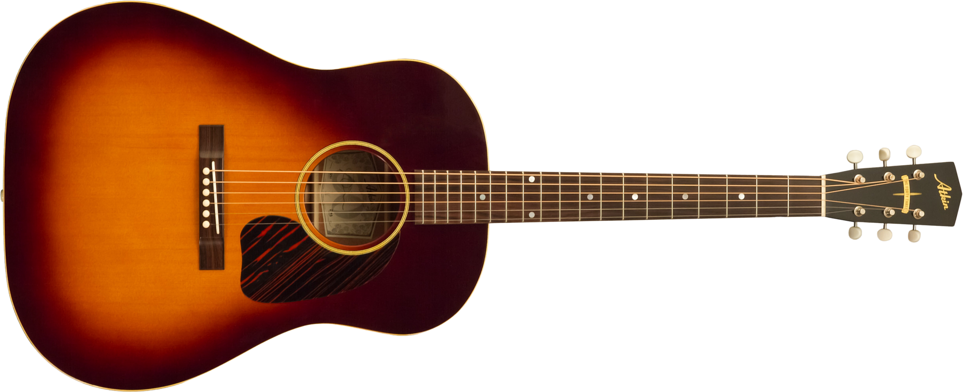 Atkin The Forty Three Dreadnought Epicea Acajou Rw #3851 - Aged Sunburst - Guitarra folk - Main picture