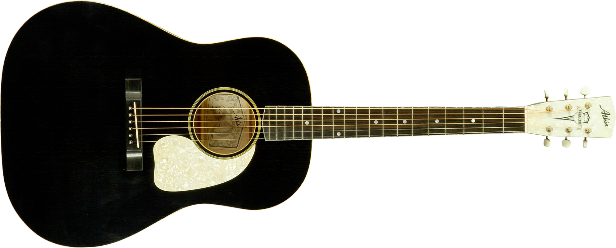 Atkin The Forty Three Dreadnought Shsc Epicea Erable Eb - Aged Black Pearl - Guitarra folk - Main picture