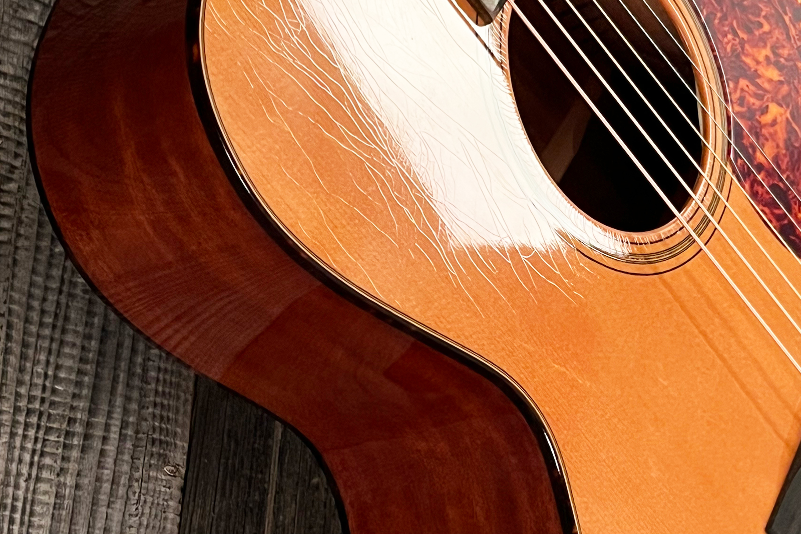 Atkin Essential 000 Shsc Epicea Acajou Eb #3871 - Aged Natural - Guitarra folk - Variation 11