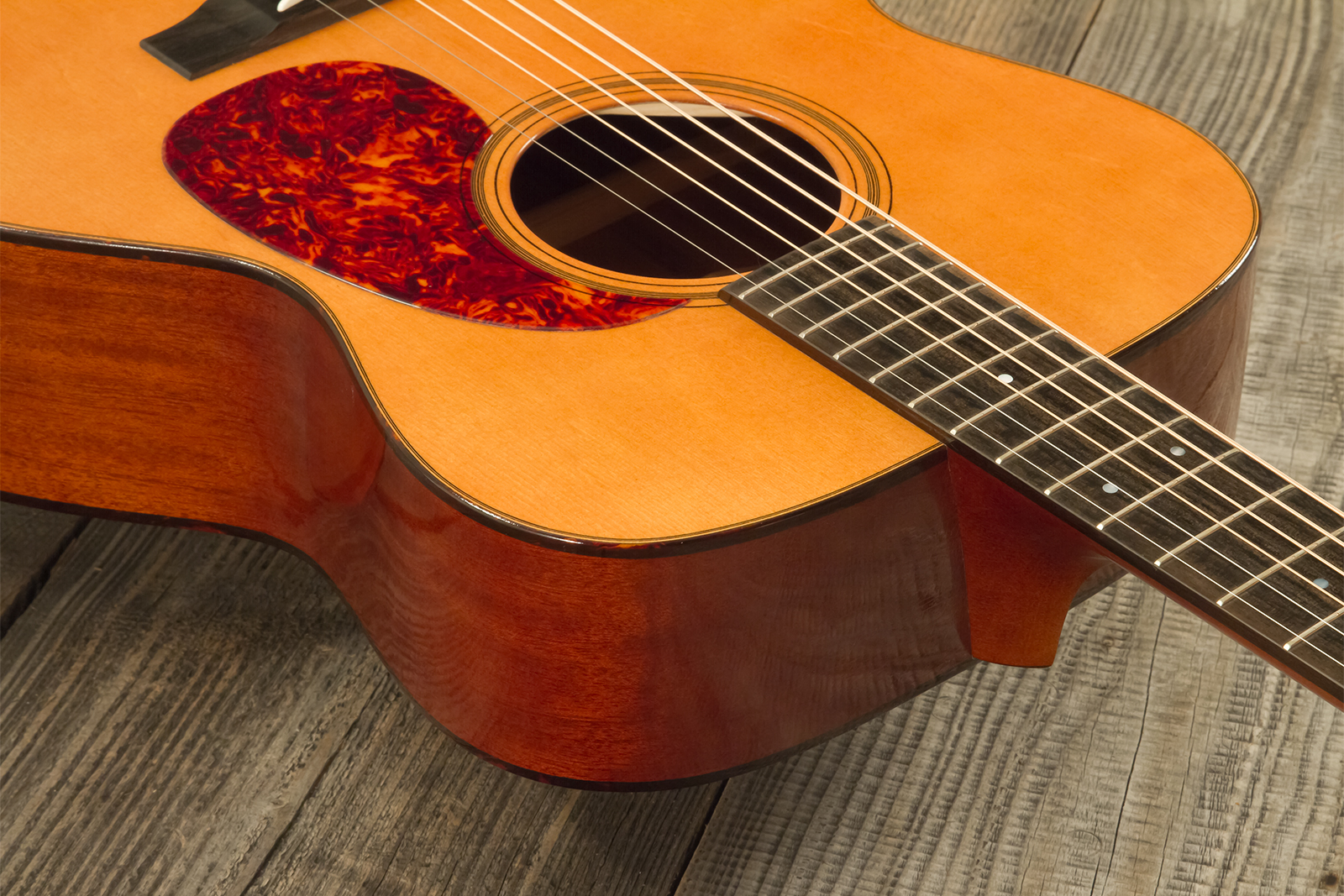 Atkin Essential 000 Shsc Epicea Acajou Eb #3871 - Aged Natural - Guitarra folk - Variation 4