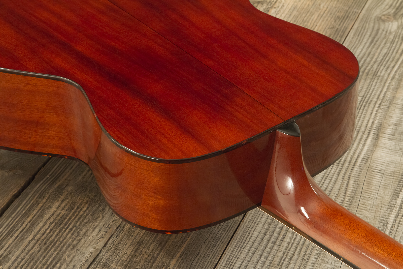 Atkin Essential 000 Shsc Epicea Acajou Eb #3871 - Aged Natural - Guitarra folk - Variation 8