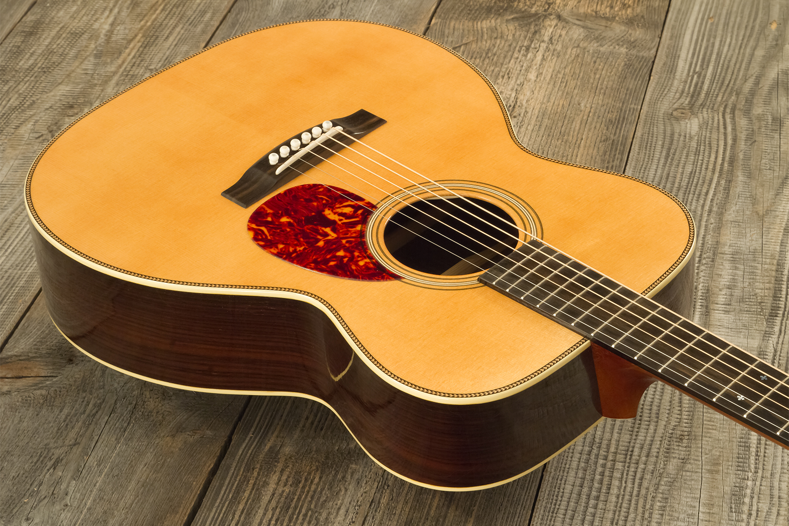 Atkin Om37 Orchestra Model Epicea Palissandre Eb #3558 - Aged Natural - Guitarra folk - Variation 2